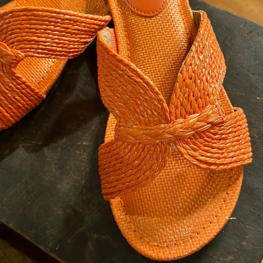 DV by Dolce Vita Women's Bright Orange Geeya Sandals - Picture 2 of 6